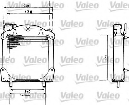 VALEO 816746 Oil Cooler, engine oil